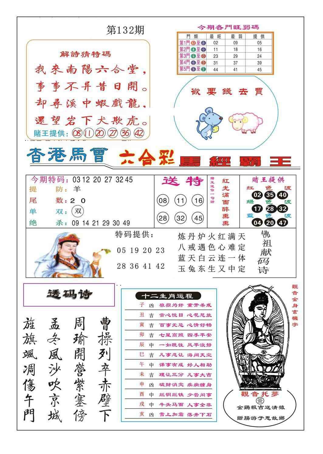 132期马经霸王[图]