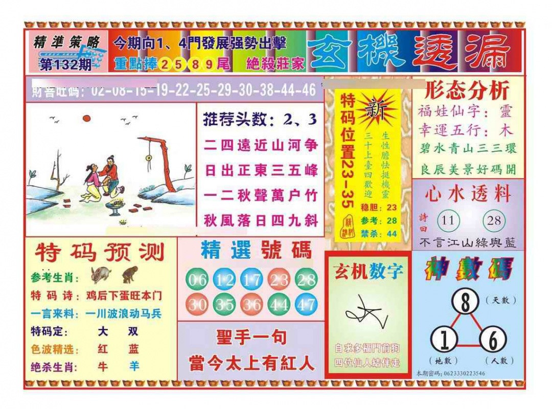 132期玄机透漏（新图）[图]