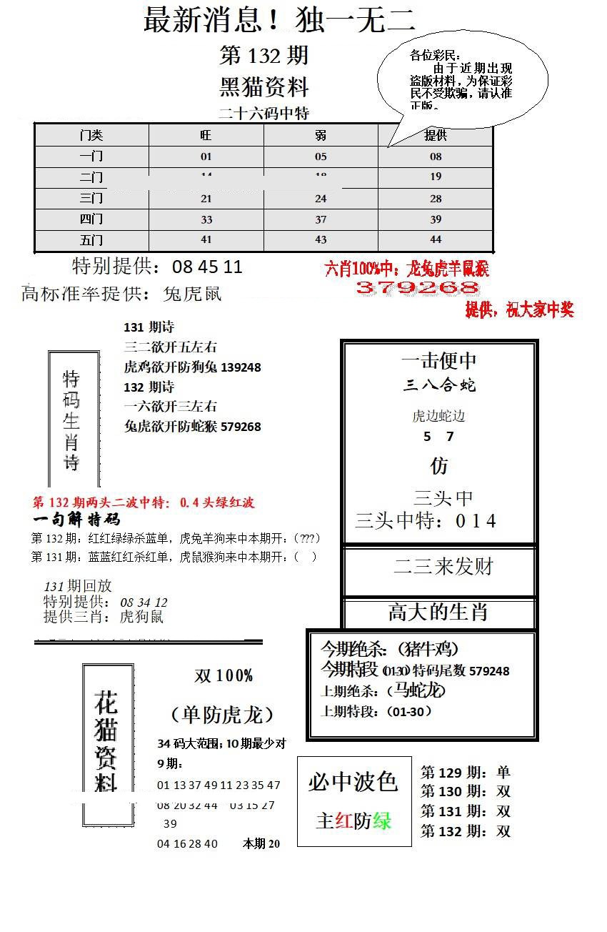 132期独一无二[图]