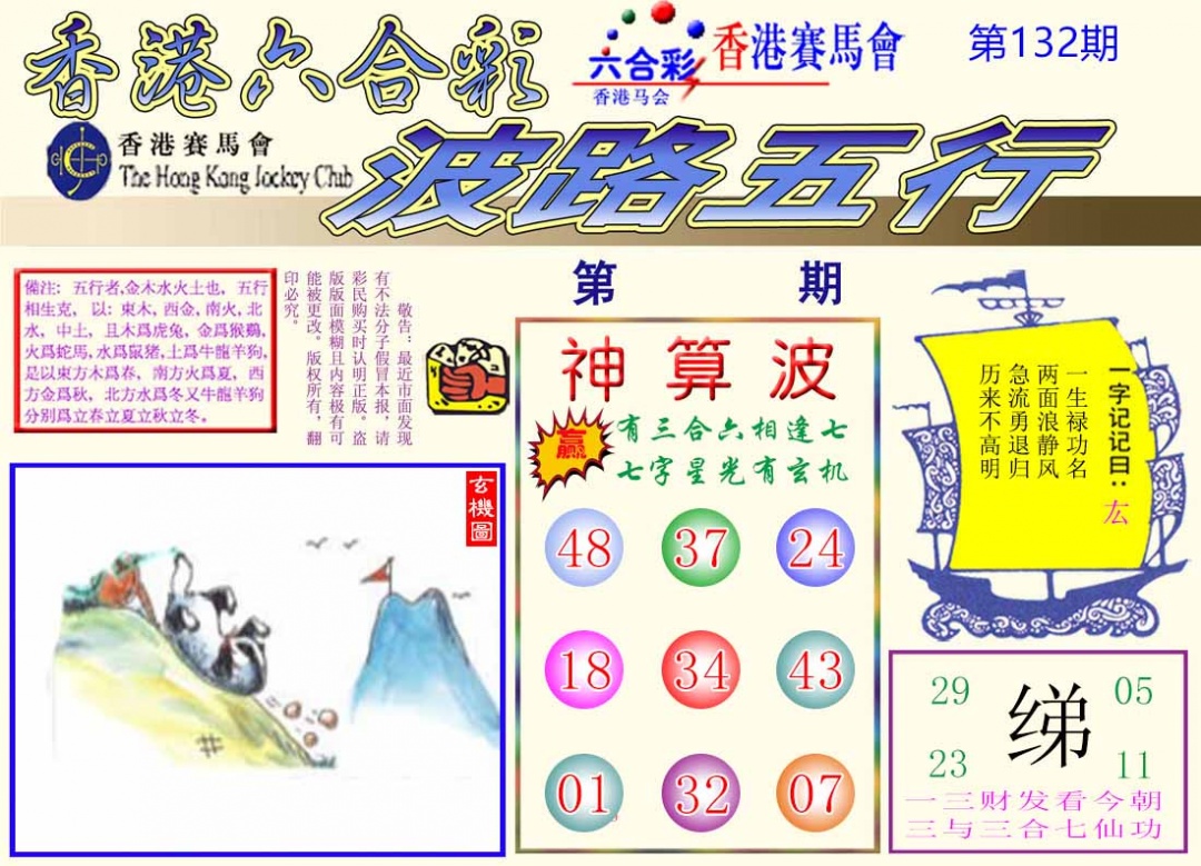 132期波路五行[图]