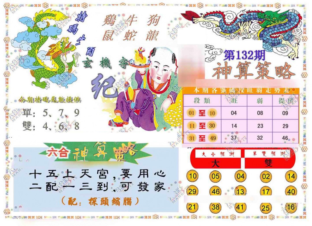 132期神算策略[图]