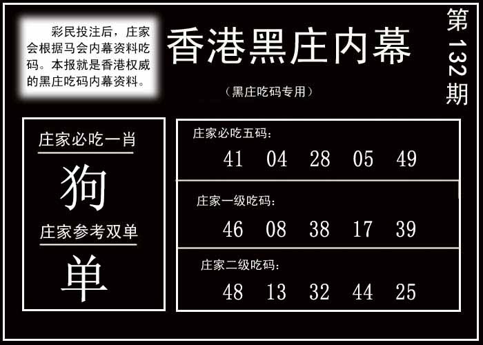 132期香港黑庄内幕[图]