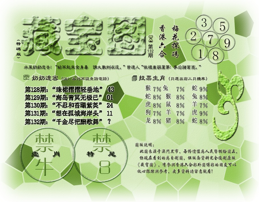 132期藏宝图(最老版)[图]