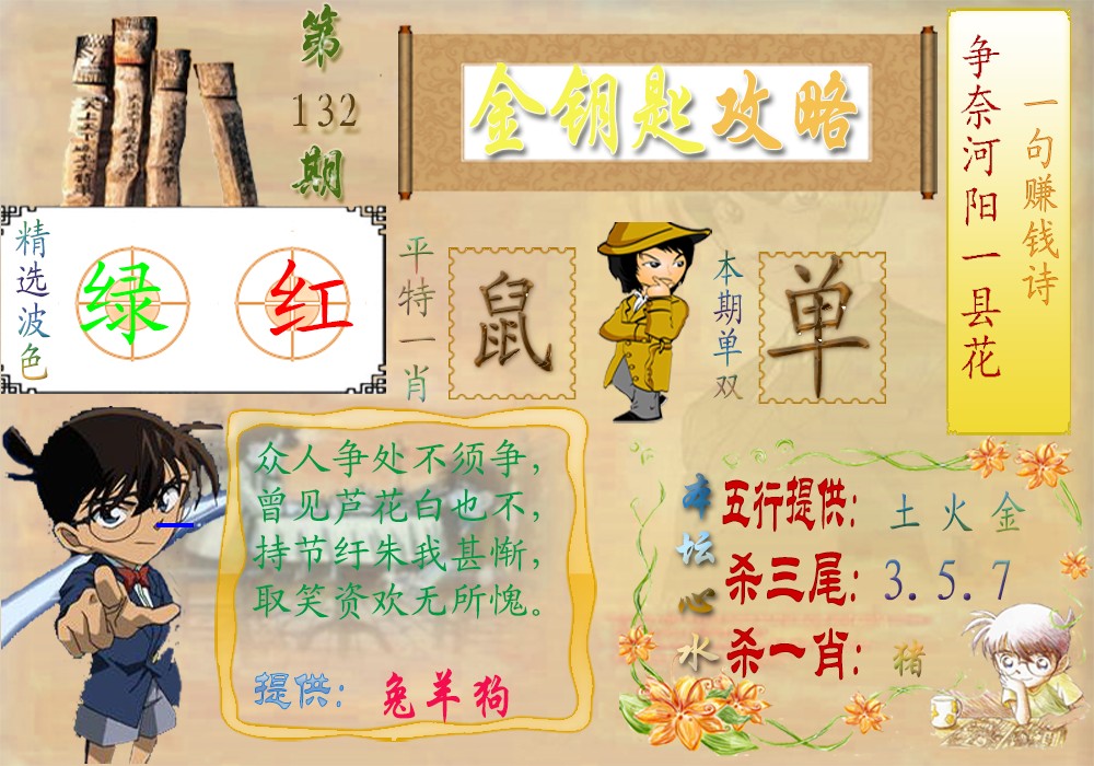 132期金钥匙攻略[图]