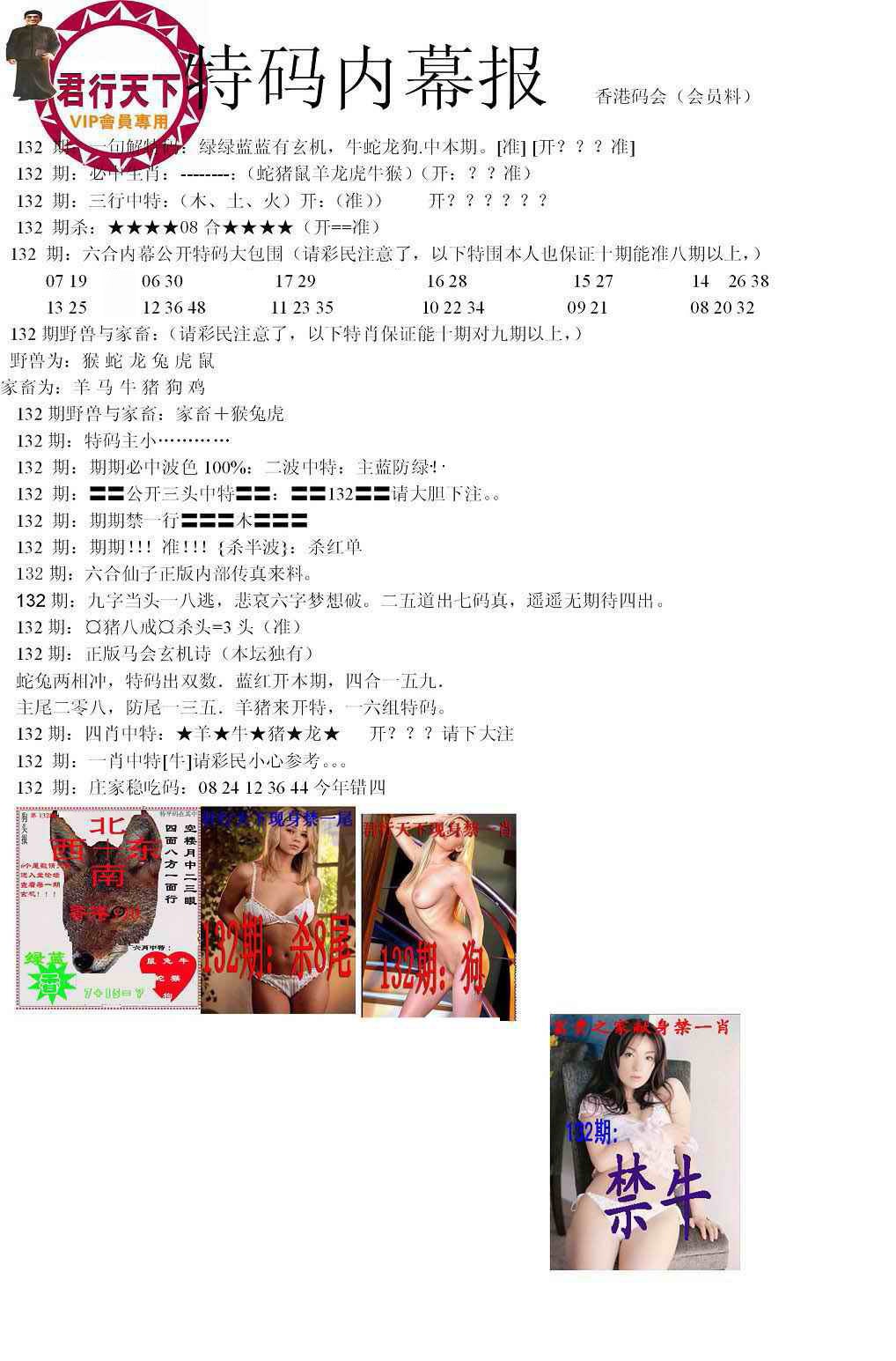 132期特码内幕报[图]