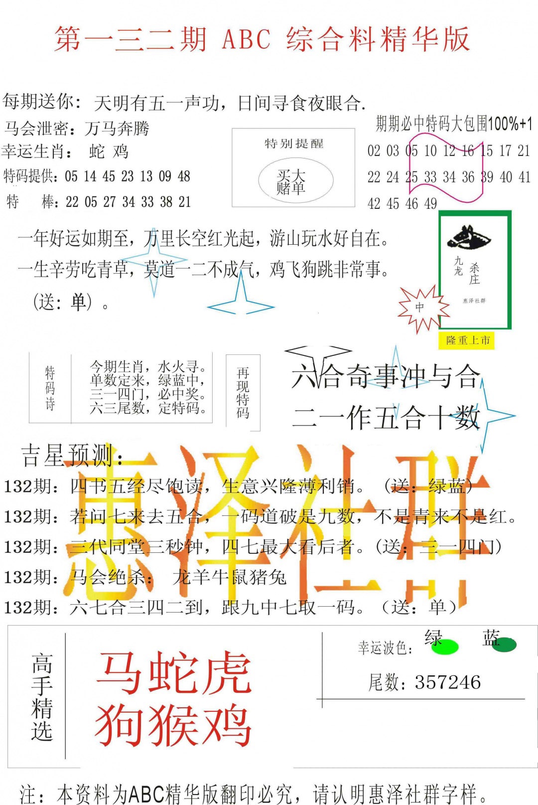 132期ABC综合正版资料[图]