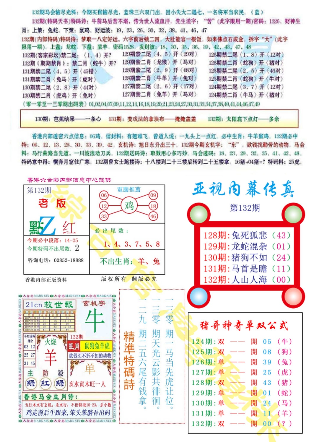 132期亚视内幕传真[图]