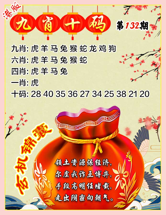 132期九肖十码[图]